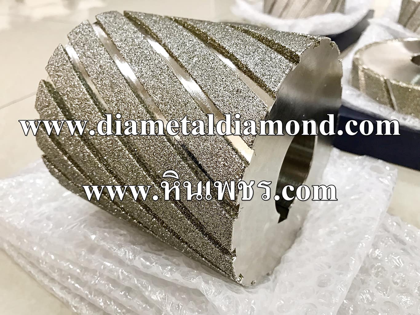 หินเพชรชุบ เจียรท่อไฟเบอร์กลาส Diamond Wheel